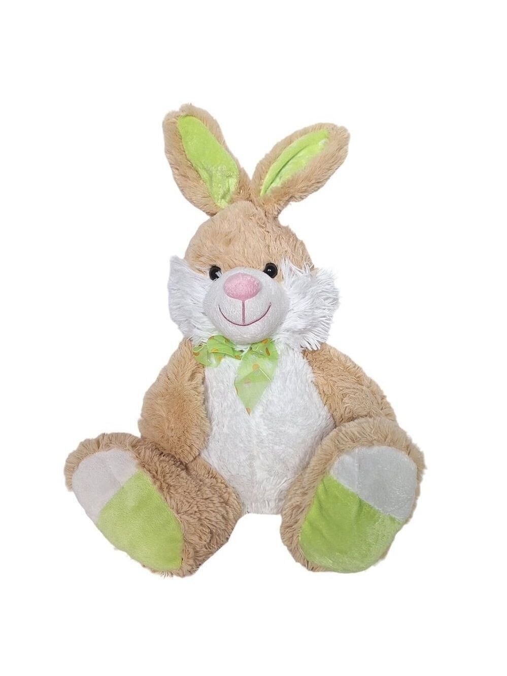 Best Made Toys Brown White Bunny Plush Stuffed Animal 20 Inch